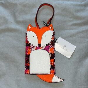 Vera Bradley Fox ID Bag Charm